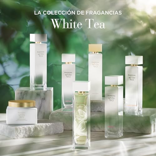 - White Tea, Eau de Toilette Spray, Fragranza Fresca e Dolce per le Donne, con Mandarino Italiano, Estratto di Tè Bianco e Legno di Madras, Calore Morbido - 100 ml