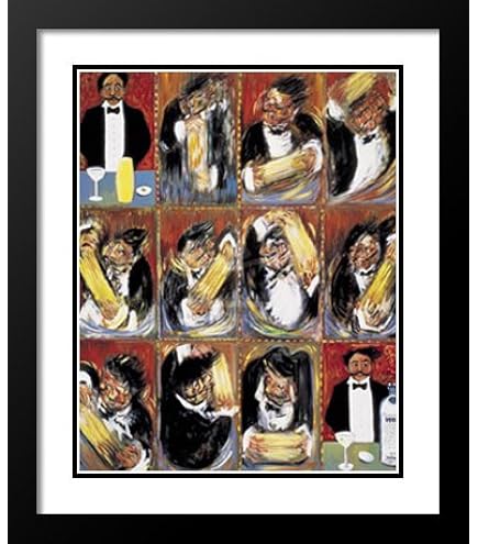 GUY BUFFET 「Quai d'Orsay」 ガイ・ビュッフェ リトグラフ Amazon.com: Guy Buffet Framed Art Print 18x15 