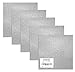 Silver Glitter Vinyl Sheets 12