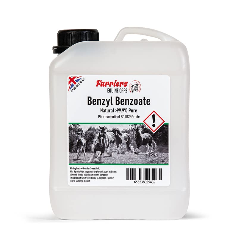 Farriers Equine Care Benzyl Benzoate Pure Undiluted 2500ml (2.5 litres)