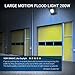 Hyperikon Outdoor 200W LED Flood Light with Motion Sensor (1000W Equivalent) 20000 Lumens, 5000K, LED Security Light, 120v, IP65 Waterproof - For Outdoor Security, Parking Lots