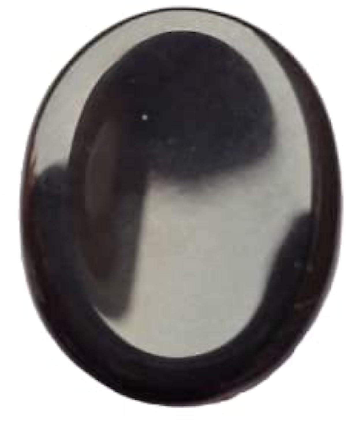 Black Agate Worry Stone crystal Healing Wellness Gift Metaphysical gemstone Thumb Stone Meditation Strength Psychic Energy peace calm spiritual wisdom