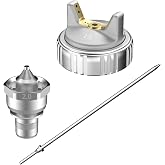 InoKraft Nozzle Set, 2.0mm Needle, Fluid Nozzle and Air Cap Set for Drizzle D1 LVLP Spray Gun, Precise, Durable