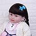 ICObuty Hair Bows for Girls Baby Toddlers Infant Hair Clips Hair Clips Barrette (20 pairs 2 inch)