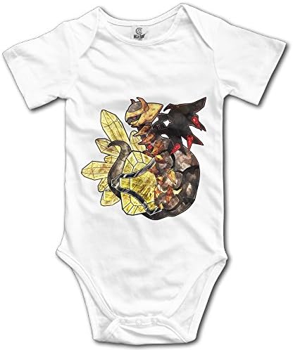 ANVY Baby's Giratina Bodysuit With No Pocket White Size6 M