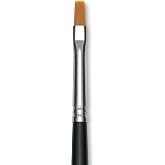 Utrecht Synthetic Sablette Brush - Long Handle, Bright, Size 4