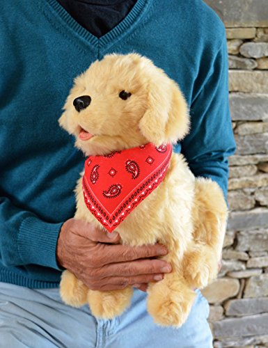 Joy for All Robotic Sitting Golden Dog - Stuffed Animal Therapy for People with Memory Loss from Aging and Caregivers - Thumbnail 2