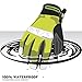 Youngstown Glove 08-3710-10-M Safety Lime Waterproof Winter Glove Medium