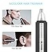 HLYOON Nose Hair Trimmer 3 in 1 Electric Nose Trimmer Beard Facial Eyebrow Clipper Waterproof Stainless Steel Blades with LED Light,Wet/Dry Use Trimming Tool for Man Women