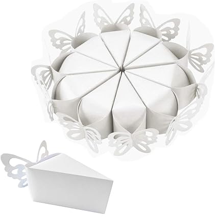 Amazon Com Devbor 50 Pack Pearl White Wedding Favors Gift Boxes