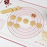 100% food grade Silicone Rolling Cut Mat Fondant Clay Pastry Icing Dough Cake Tool Sugarcraft