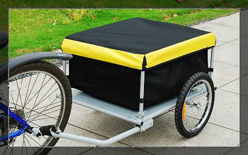i10Direct Bicycle Cargo Trailer Yellow and Black