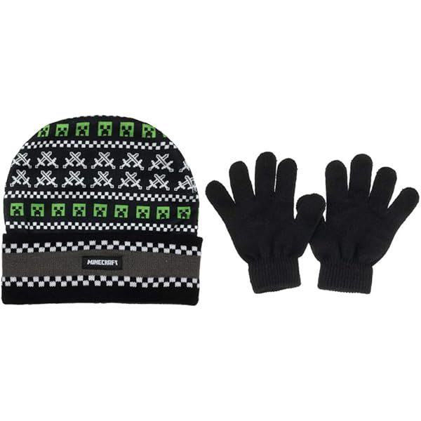 Set Berretto E Guanti Minecraft - TNT Creeper, Per Bambini 8-12 Anni - Foto 11