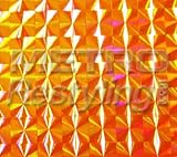 Metro Holographic Orange Mosaic Graphic, Craft, Cricut & Sign Vinyl Decal Adhesive-Backed Sticker Film 24"x12"