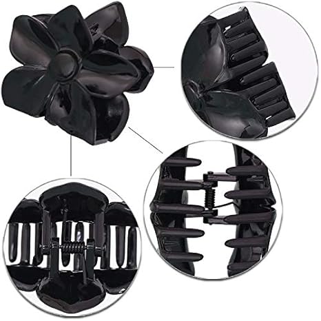Xinxi Home New Simple Wild Hair Clips Flower Claw Clips Noble
