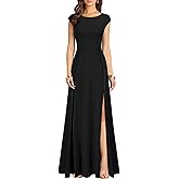 MUSHARE Women's Cocktail Dress Sexy Split Party Long Formal Dress