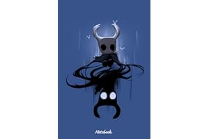 Hollow Knight Notebook: 6x9 120 Pages, Ruled Notebook, Journal, Daily Diary, Organizer, Planner