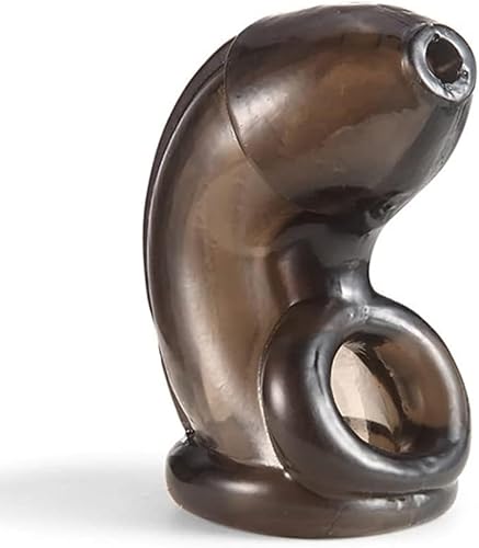 ERUN Silicone Male Men's Cuckold Lockdown Chastity Penis Cage Restraint  Device Adult Sex Toys (Black) in Saudi Arabia