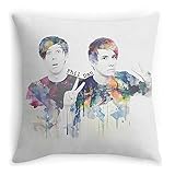 Onker Cotton Linen Square Decorative Throw Pillow Case Cushion Cover 18
