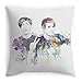 Onker Cotton Linen Square Decorative Throw Pillow Case Cushion Cover 18