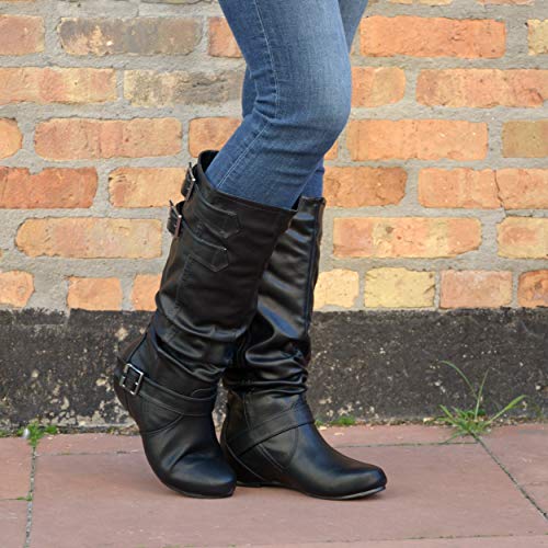 journee wedge booties