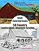 Adult Coloring Books: 50 Country Landscapes 2nd Edition: Realistic Scenes of Windmills, Old Cars, Animals, Wagons, Barns & More (Life Escapes Adult Coloring Books) (Volume 1)