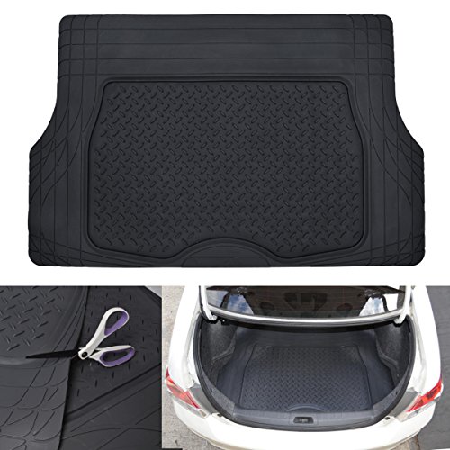 ★FREE SHIPPING★Motor Trend Heavy Duty Rubber Cargo Mat Trunk Liner for