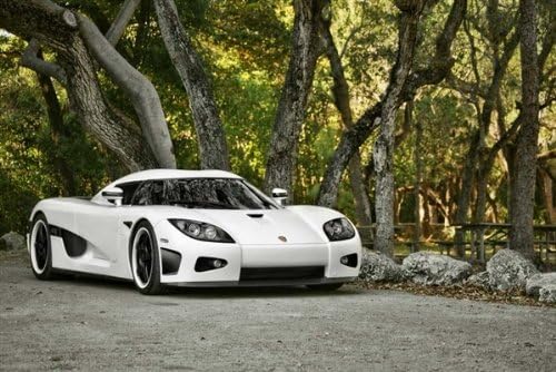 Koenigsegg Ccx White Right Front Hd Poster Super Car 18 X 12 Inch Print Amazon Ca Home Kitchen