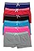 Sakkas Women's Seamless Stretch Boy Short Panties (6 Pack)