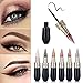 Oksale® 6 Colors Double-End Waterproof Liquid Eyeshadow Eyeliner Combination Easy To Wear Makeup (#05)