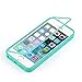 Hovisi display anti shock silicone flap flip cover case for IPhone 5/5S/SE (GREEN)