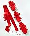 The Lakeside Collection Holiday Ribbons - Red, Polyester, Traditional, Christmas, Wedding, Birthday, New Year, Solid, 88