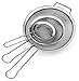GRAN 3 Piece Stainless Steel Fine Mesh Strainer Set