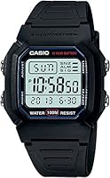 Casio W-800H-1AVCF Reloj Digital para Hombre, Negro