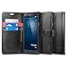 Spigen Wallet S Galaxy Note 4 Case with Foldable Cover and Kickstand Feature for Samsung Galaxy Note 4 2014 - Black