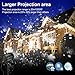 Christmas Projector Lights Outdoor, B-right Snowflake Projection Lights Waterproof LED Christmas Snow Lights with Remote Control, Sparkling Landscape Decorative Lighting for Xmas Thanksgiving Party