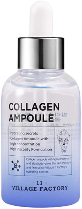 Village 11 Factory Collagen Line, Concentrated Marine Collagen and Lemon Verbena to Promote Tight Skin Firmness (Ampoule 50ml)