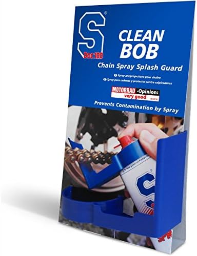 Motorcycle SDoc S100 Motorcycle Chain Spray Guard BOB - Blue