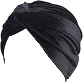 DECOU Bright Color Twist Pleasted Hair Wrap StrecthTurban Cap Hat