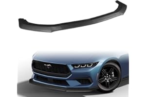 STAY-TUNED PERFORMANCE Stay-Tuned ABS Material G-Style Front Bumper Lip Spoiler Splitter Body Kit, Compatible with 2024-2025 Ford Mustang ECO, Car Exterior Accessory, Automotive Replacement Parts (Carbon Style)