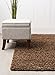 Super Area Rugs Solid Soft Modern Shaggy Rug for Home Decor, Brown, 4' x 6'