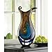 Gifts & Decor Galaxy Art Color Swirl Glass Vase Home Accent Decor