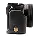 MegaGear Sony Alpha A6300, A6000 (16-50 mm) Ever Ready Leather Camera Case and Strap, with Battery Access - Black - MG406