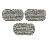 Deluxe Zebra Microfiber Replacement Steam Mop Pad Fits Bissell and Shark Lite and Easy (3 Pack)