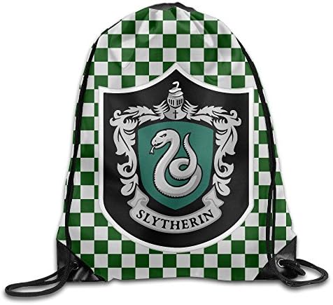 Harry Potter Slytherin Drawstring Backpack Sack Bag/Travel Bag