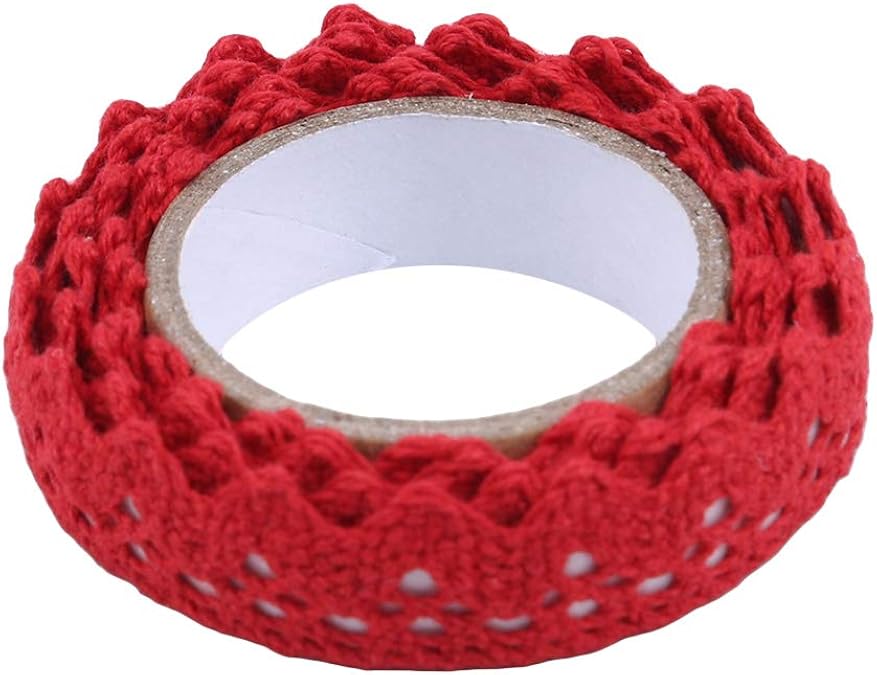 GUAngqi DIY Self Adhesive Lace Tape Trim Ribbon Tape Decor Craft Tape