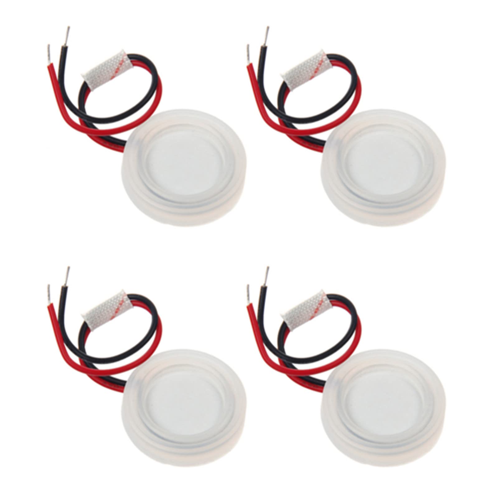 BODYA 4Pcs 20mm Ultrasonic Mist Maker Fogger Water Fountain Atomizing Transducer Ceramic Humidifier Discs With Wire