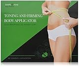 Ultimate Toning and Firming Body Applicator, Body Wrap, 4 Wraps. New Improved Formula - it works for Skin Tightening Toning Firming