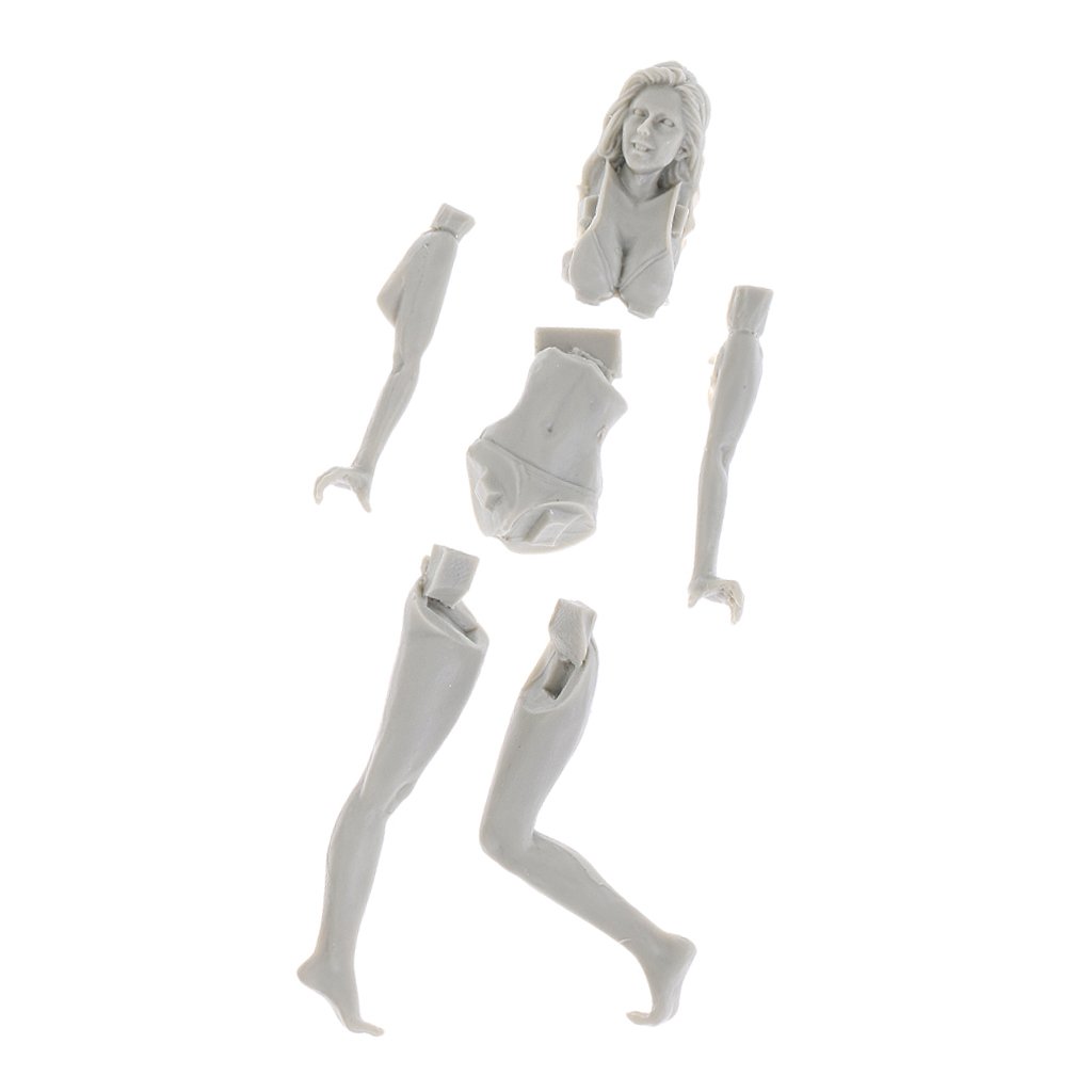 B Blesiya 1 24 Skala Harz Madchen Actionfiguren Action Figur Modellbausatz Modellbau Zubehor Unbemalt Hobbys Modellbau