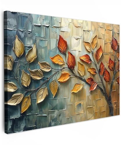 MuchoWow© Bilder Wohnzimmer Deko Modern Wandbild Kunstdruck auf Leinwand